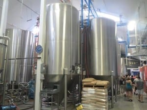 Odell Brewery Tour Brew Kettles