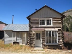 Saint Elmo Ghost Town Log Cabin