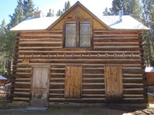 Saint Elmo Ghost Town Log Cabin