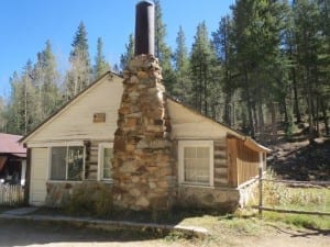 Saint Elmo Ghost Town Stone Chimney