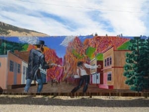 Creede CO Mural Shoot Out