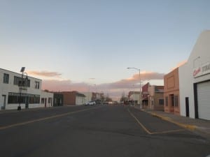 Monte Vista CO Downtown Evening