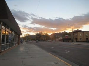 Canon City CO Downtown Sunset