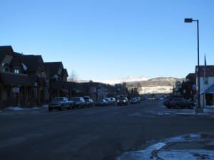 Frisco CO Downtown Winter