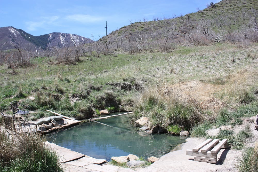 South Canyon Hot Springs Seating