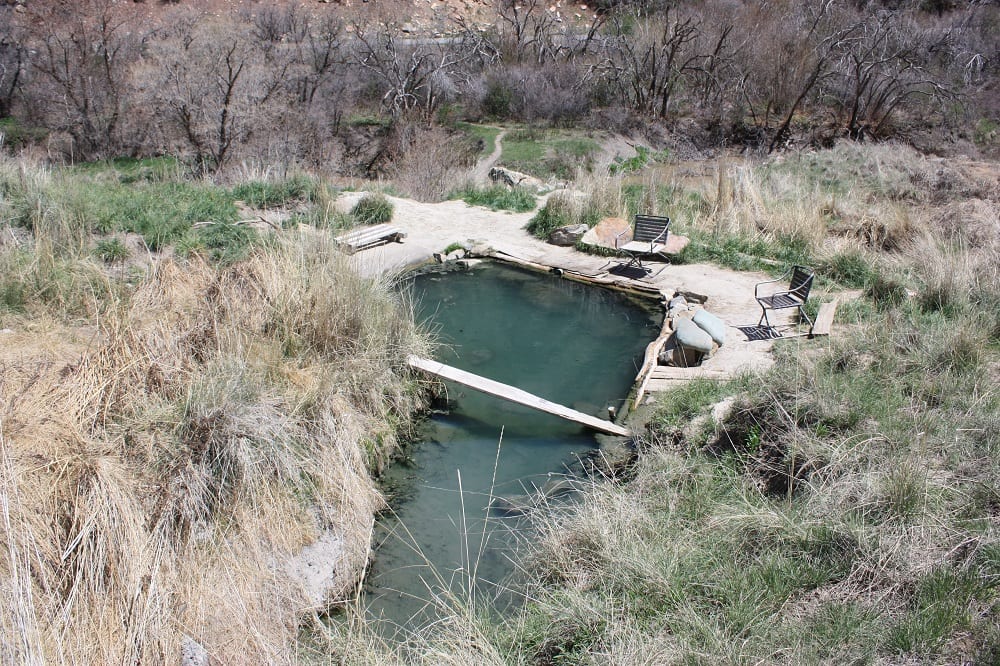 South Canyon Hot Springs Aerial View