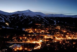 Breckenridge CO Winter Night