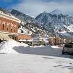 Telluride CO December Snow Pile