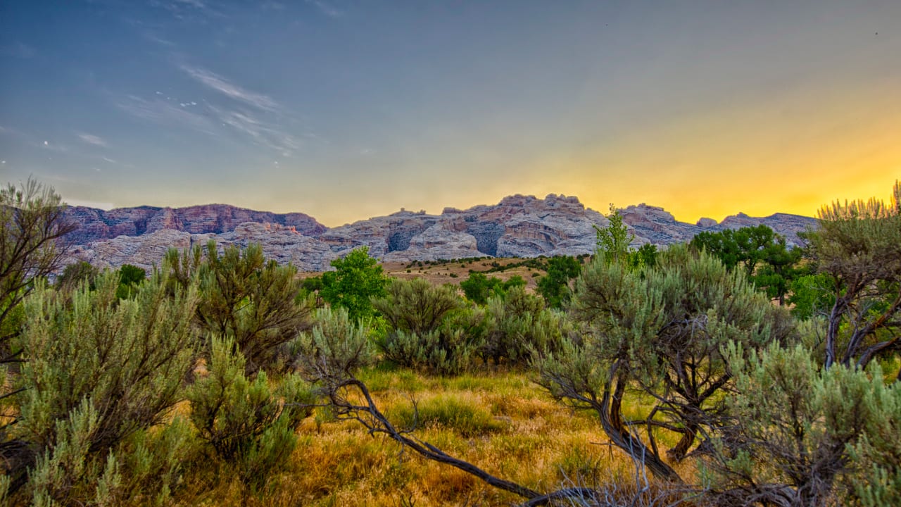 Dinosaur National Monument Sunrise Colorado