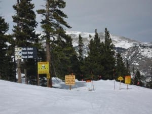 Eldora Mountain Expert Trails Entrance