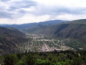 Glenwood Springs CO Aerial View