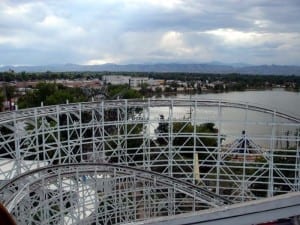 Lakeside Amusement Park Rollercoaster