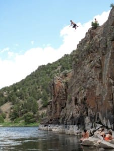 Radium Hot Springs Cliff Jumping