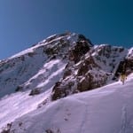 Silverton Mountain Skier Cornice