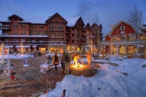 Snowmass Mountain Village Evening