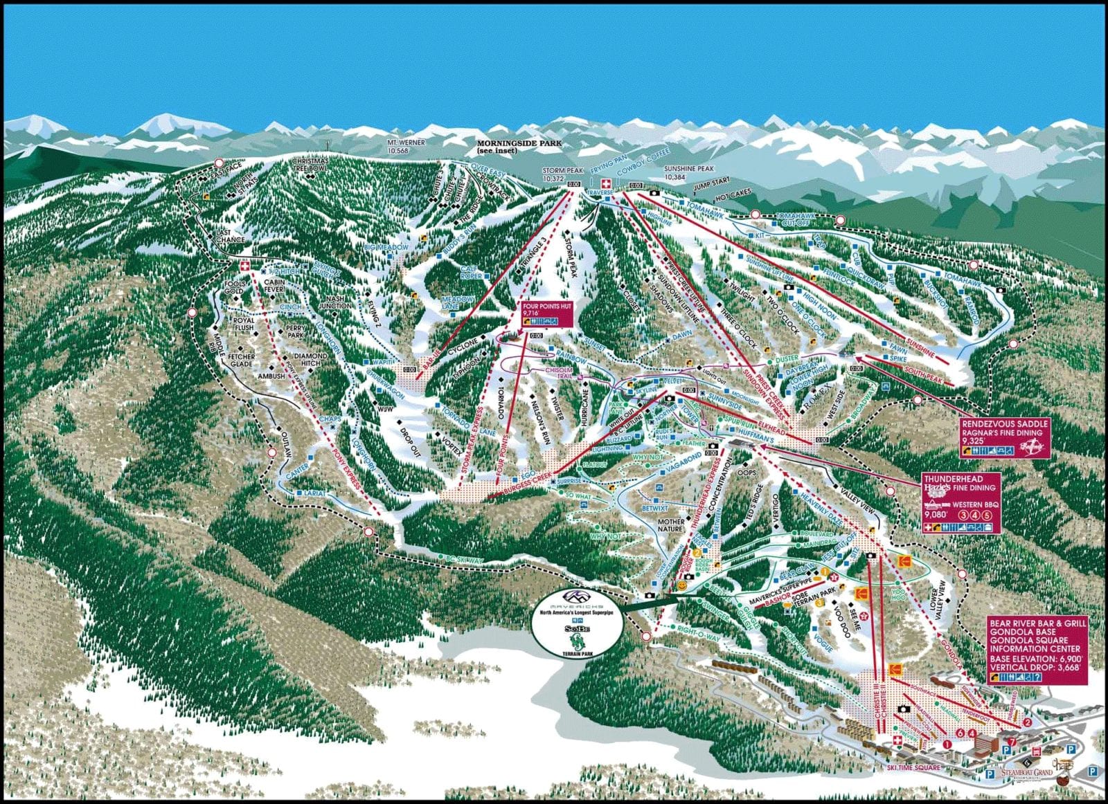 Steamboat Ski Resort – Steamboat Springs, CO  Steamboat Mtn Guide 