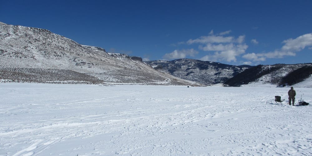 Stagecoach Reservoir Ice Fishing