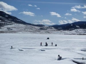 Stagecoach Reservoir Ice Fishing