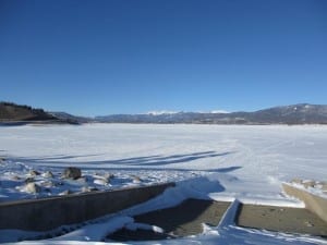 Lake Granby Winter Boat Ramp