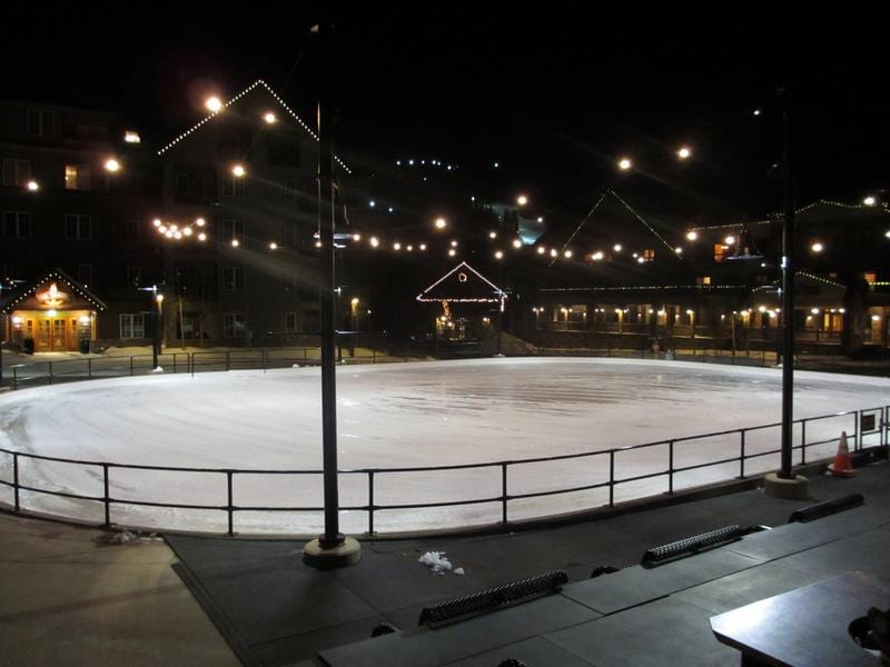 Dercum Square Ice Rink Night