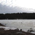 Grand Mesa Byway Frozen Lake