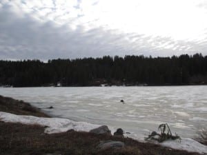 Grand Mesa Byway Frozen Lake