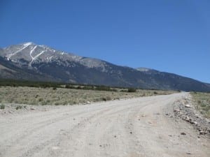 Zapata Falls Dirt Road