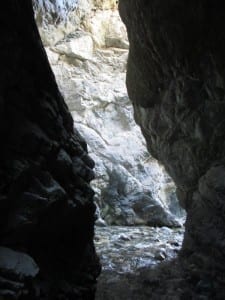 Zapata Falls Waterfall Cave