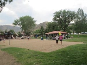 Clear Creek Whitewater Park Volleyball Court