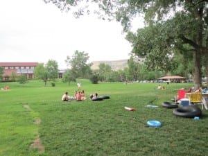 Clear Creek Whitewater Park Grassy Field