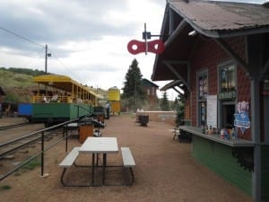 Cripple Creek Victor Narrow Gauge Railroad Train Depot