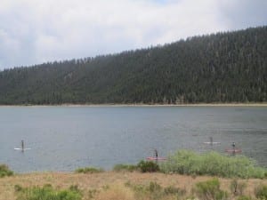 Clear Creek Reservoir Paddle Boarding