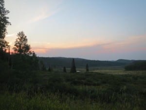 Flat Tops Trail Sunset