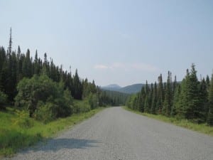 Flat Tops Trail Gravel Road