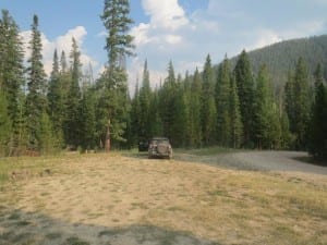 Hahns Peak Lake Dispersed Camping