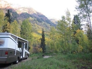 Maroon Bells Silver Bell Campground RV