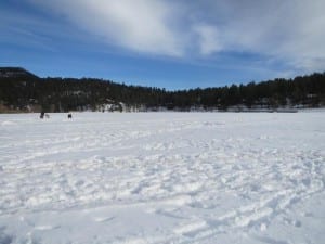 Evergreen Lake Ice Fishing