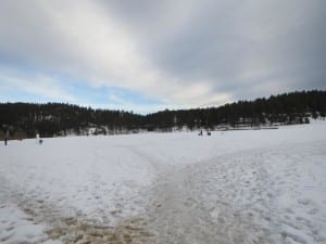 Evergreen Lake Ice Fishing