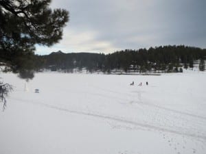 Evergreen Lake Ice Fishing