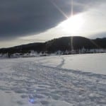Evergreen Lake Winter