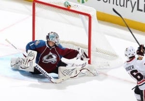 Colorado Avalanche Goalie Save