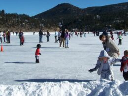 Evergreen Lake Ice Skating