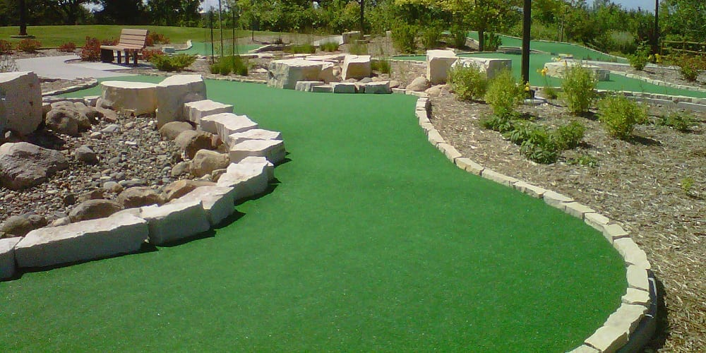 Outdoor Mini Golf Course