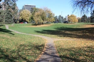 Cheesman Park Hilly Path