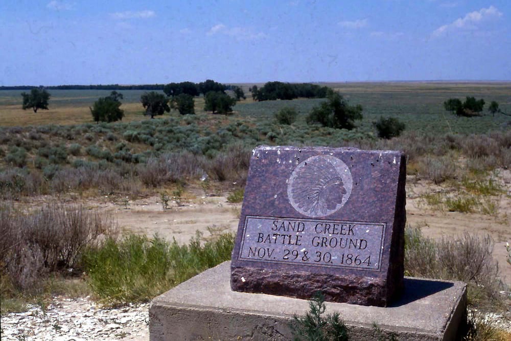 Sand Creek Massacre Headstone