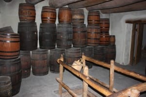 Bent's Old Fort Wooden Kegs