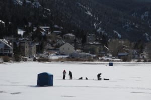 Georgetown Lake Ice Fishing