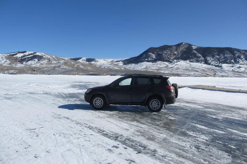 Wolford Mountain Reservoir Ice