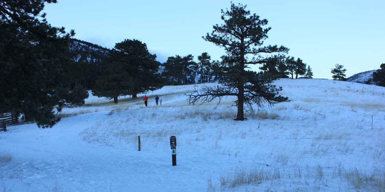 Betasso Preserve Boulder Winter