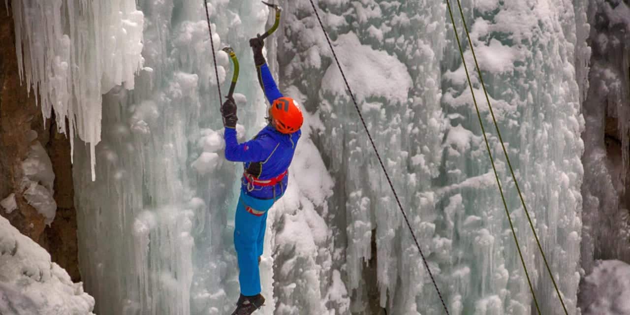 Ouray Ice Festival Climber